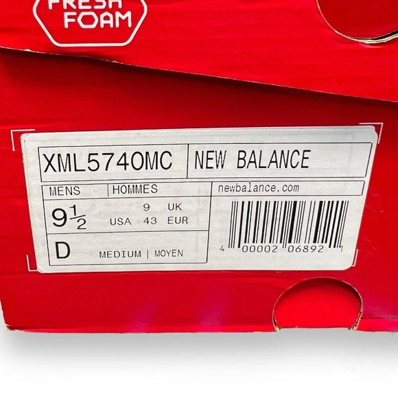 New Balance 574 Men's Blue/Brown Leather Athletic Sneakers Shoes US Size 9.5 Med - Picture 9 of 9